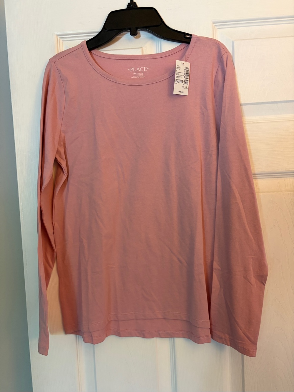 The Children's Place Long Sleeve Crew Tee - Light Pink